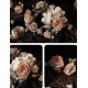 Hoshibako Works Oil Painting Rose Handmade Flower Crown and Brooch Set(Reservation/Full Payment Without Shipping)